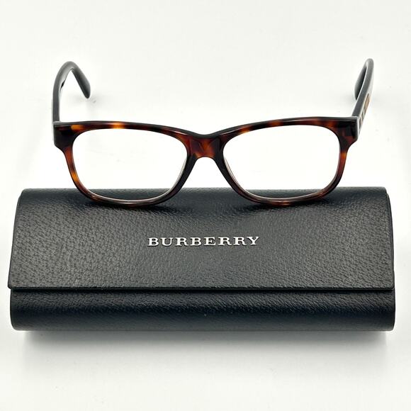 Burberry Accessories - Burberry Eyeglasses Frames Brown Tortoiseshell Plaid Temple 52 15 135‎ Hard Case